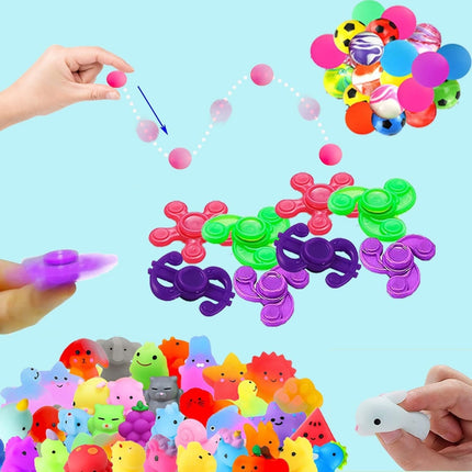 117-Piece Party Favor Toy Assortment Bundle – Bulk Goodie Bag Toys / Classroom