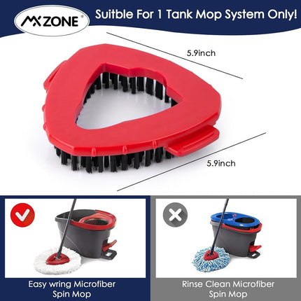 Scrubber Mop Head Replacement for O-Cedar RinseClean 2 Tank System – Hard Brist